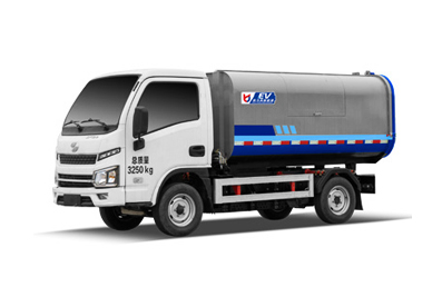 上汽跃进纯电自卸式垃圾车 