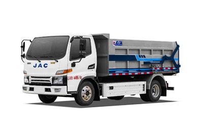 江淮帅铃纯电自卸式垃圾车 