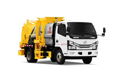 东风D6方罐餐厨式垃圾车 