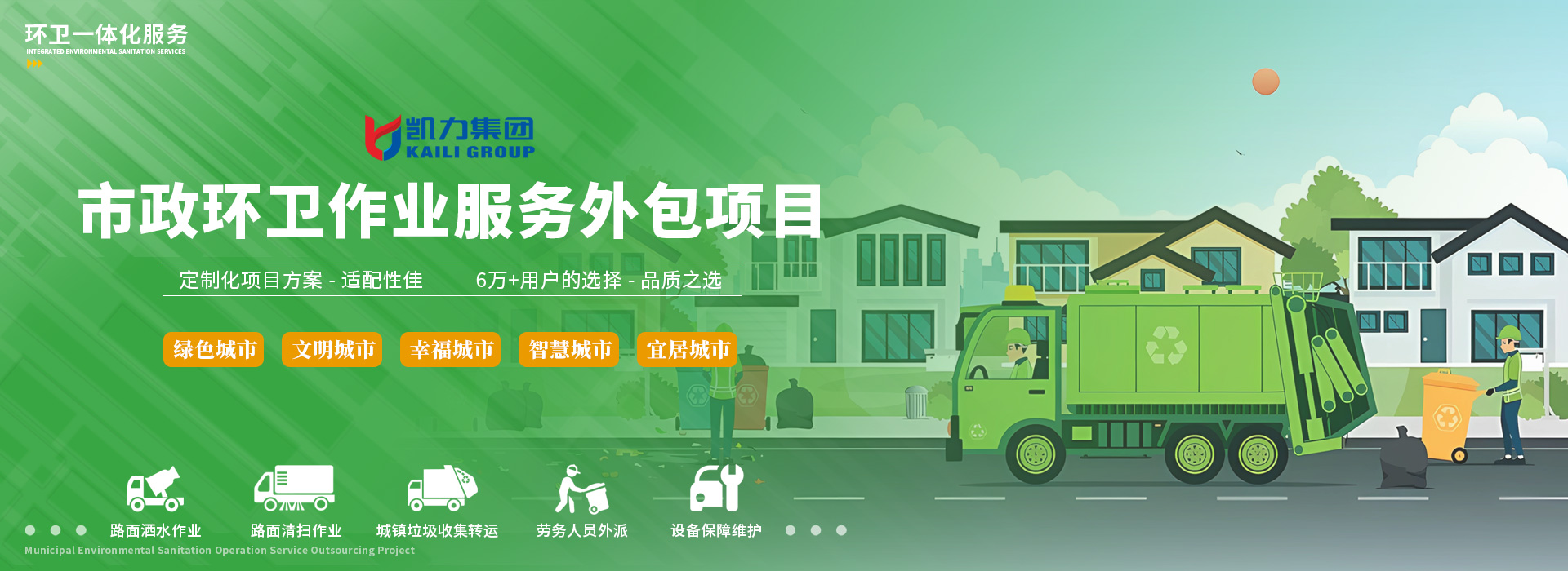 市政环卫作业服务外包项目